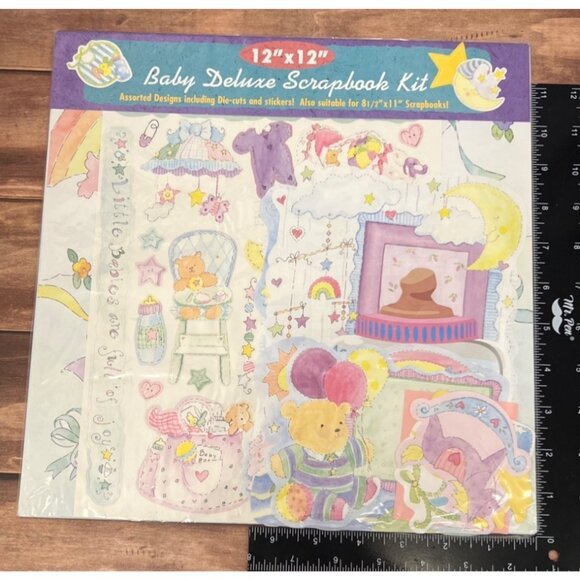 Baby Deluxe Scrapbook Kit With Stickers & Die-Cuts 11764 by Remember When - Picture 1 of 5